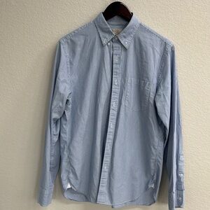 J. Crew Classic Blue Button-Down Shirt